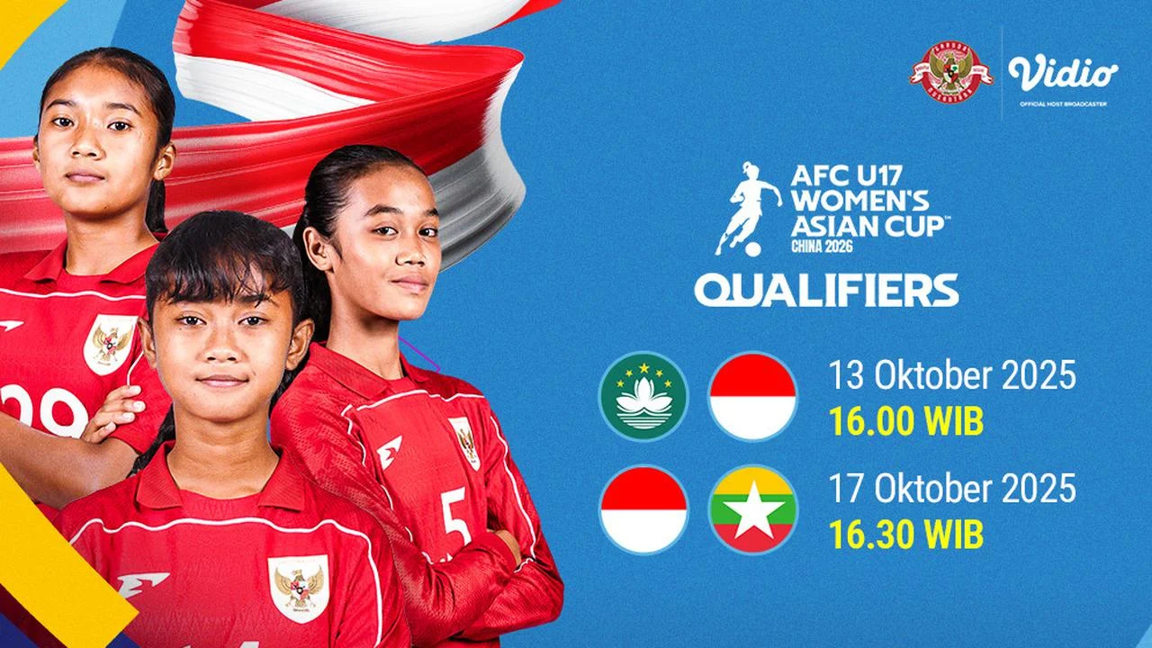 Jadwal AFC U-17 Asian Cup 2026: Indonesia vs China & Qatar, Siaran Langsung dan Live Streaming